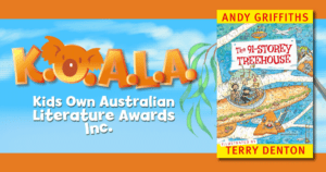 description for The 91-Storey Treehouse wins at the KOALAs
