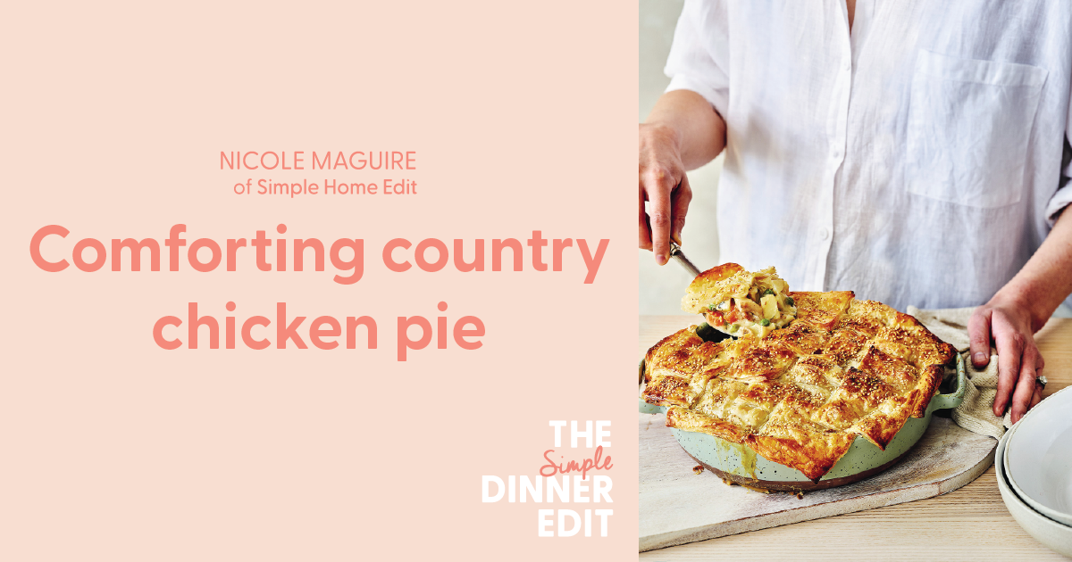 Image of Nicole Maguire's comforting country chicken pie